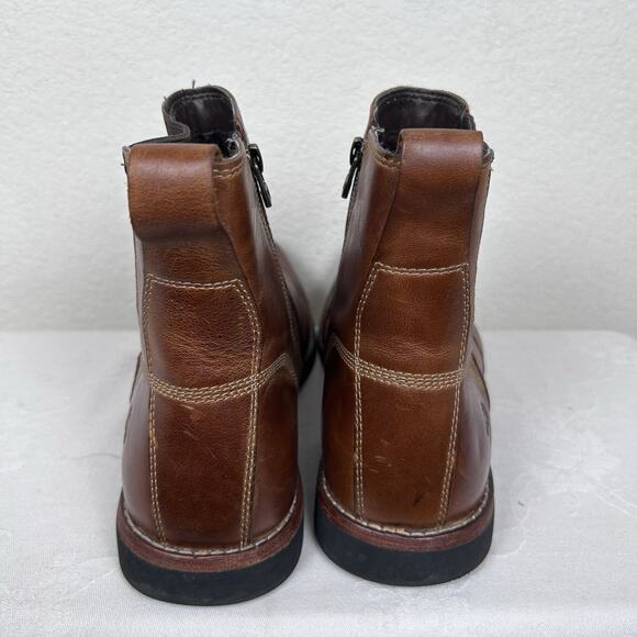 Timberland men's City Casual side zip leather Chelsea boot steampunk athleisure - Picture 4 of 8